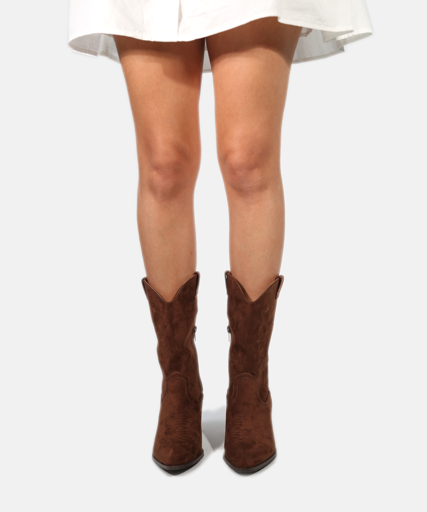 Botas cowboy media ca&ntilde;a tac&oacute;n  image number null